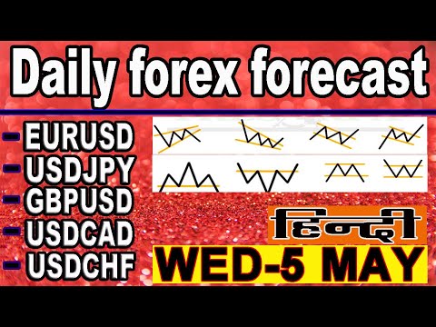 ( 5 MAY ) daily forex forecast | EURUSD | USDJPY | GPBUSD | USDCAD | USDCHF | forex | Hindi |