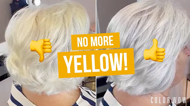 Remove Yellow From Gray Hair in Minutes | Fix Gray...