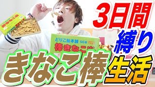 【駄菓子生活】ふぇるとは日間きなこ棒だけで生活する事はできるのか【縛り生活】