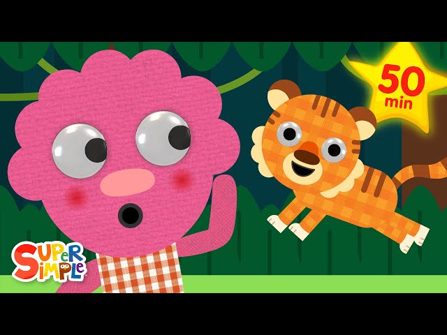 Walking In The Jungle | Get Outside With Noodle u0026 Pals | Super Simple Songs class=