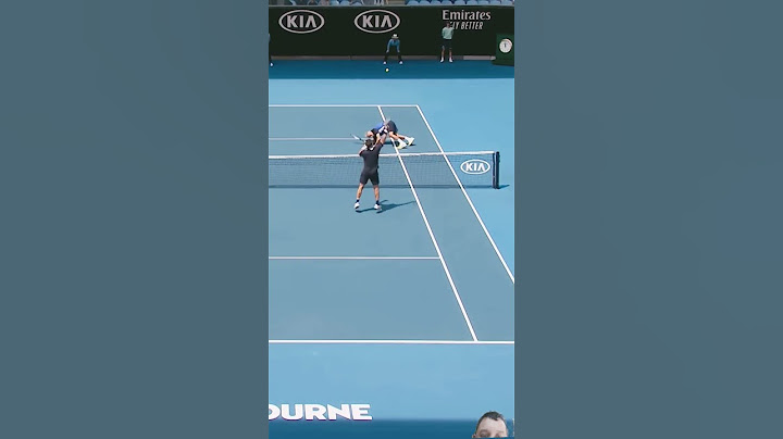 Mansour Bahrami hits some amazing volleys lying down while playing with Fabrice Santoro against 2025