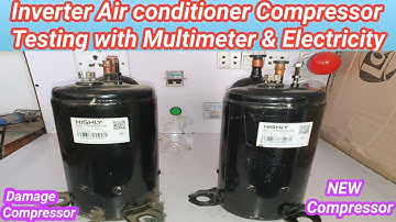 Inverter AC Compressors Test With PCB Connect and Meter | Inverter AC Pcb Class 2