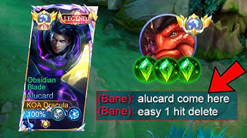 THIS OP MAGE BANE UNDERESTIMATE MY ALUCARD SO I DID THIS.... - Mobile Legends