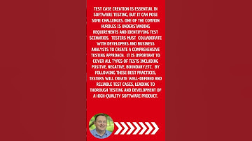 🔥Software Test Creation is A Must Do!! 🔥