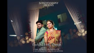 Keerthi Weds Dinesh Wedding Highlight Sv Photography Wb Kharagpur