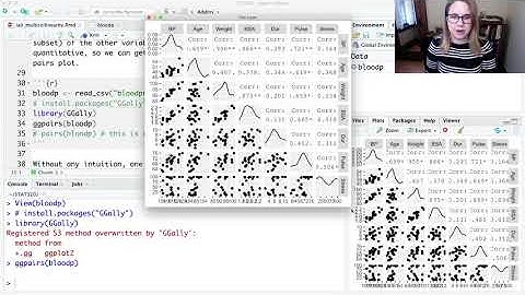 Pairs plots in R (STAT 320 chapter 3 lab_multicolinearity video 1 of 3)