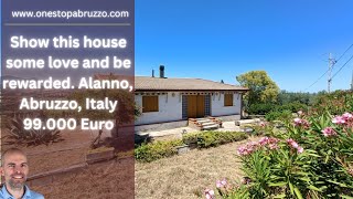 **reduced price** Detached House With Land in the Hills | Alanno Abruzzo Italy Virtual Tour