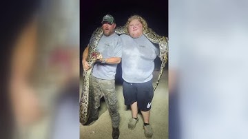 Everglades City father and son catch 3rd largest Burmese Python found in Florida Everglades