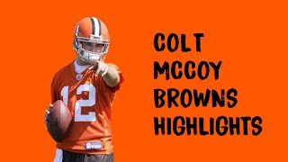 Colt McCoy Career Highlights | Colt McCoy Browns Highlights
