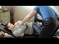 Unintentional asmr  chiropractic adjustment crossfit competitor by dr james midboe 2 hr loop