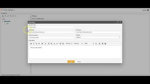 How to make changes to the annotation group in AIV.