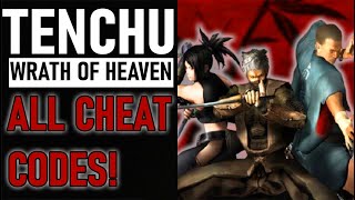 Tenchu 3 Wrath of Heaven All Cheat Codes!