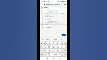 Online C Programming Compiler | Use Online Compiler In Mobile