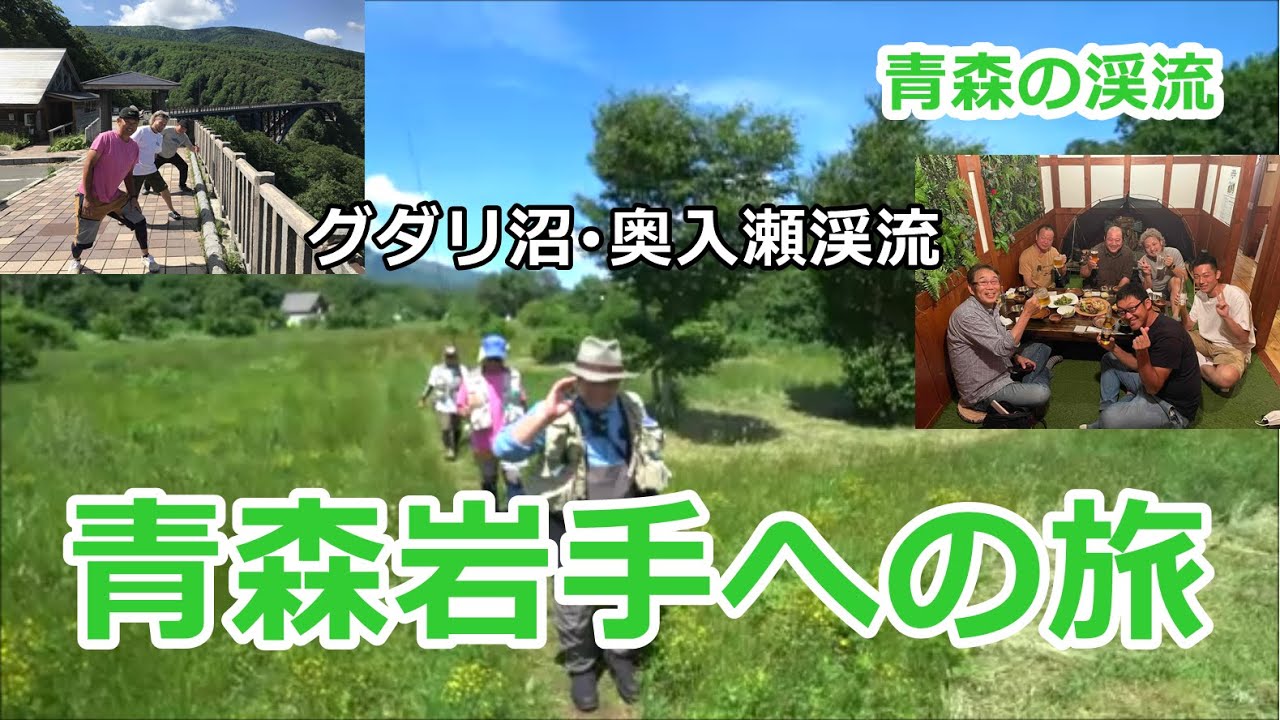 青森岩手への旅 / 青森の渓流 / みちのく釣りの旅  ﾌﾗｲﾌｨｯｼﾝｸﾞ渓流釣り(4K) fly fishing