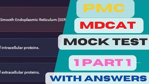 PMC MDCAT Mock test 1/PMC free MDCAT mock tests /PMC MDCAT All mock test /PMC MDCAT previous mcqs