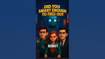 Who is the Real Robot? 🤖 | Only Sharp Eyes Will Spot It! #RiddleChallenge #WhoIsReal