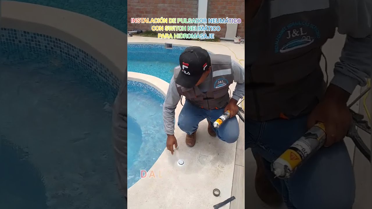 INSTALACIÓN DE PULSADOR NEUMÁTICO CON SWITCH NEUMÁTICO PARA HIDROMASAJE