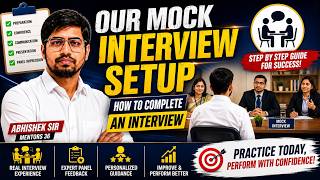 Our Mock Interview Setup 🔥 How to Complete an Interview with Confidence