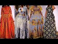 Ankara long gown styles for ladies  stylish gorgeous ankara flare gown stylesankara flowing gown