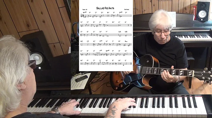 Ballad For Anita - Jazz guitar & piano cover ( Bob...