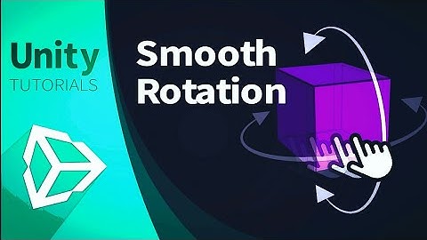 Best way to rotate a 3D object smoothly with mouse or touch in Unity