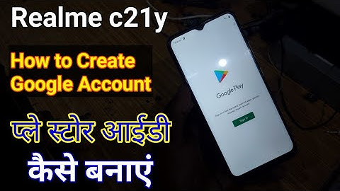 Realme c21y Play Store id kaise banaye | How to create Google Account in Realme c21y #emailid #gmail