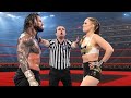 Roman reigns vs. Ronda rousey : full match - WWE 2K24 | 11 January 2026