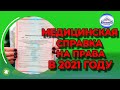 Медицинская справка для ГИБДД в 2021 году