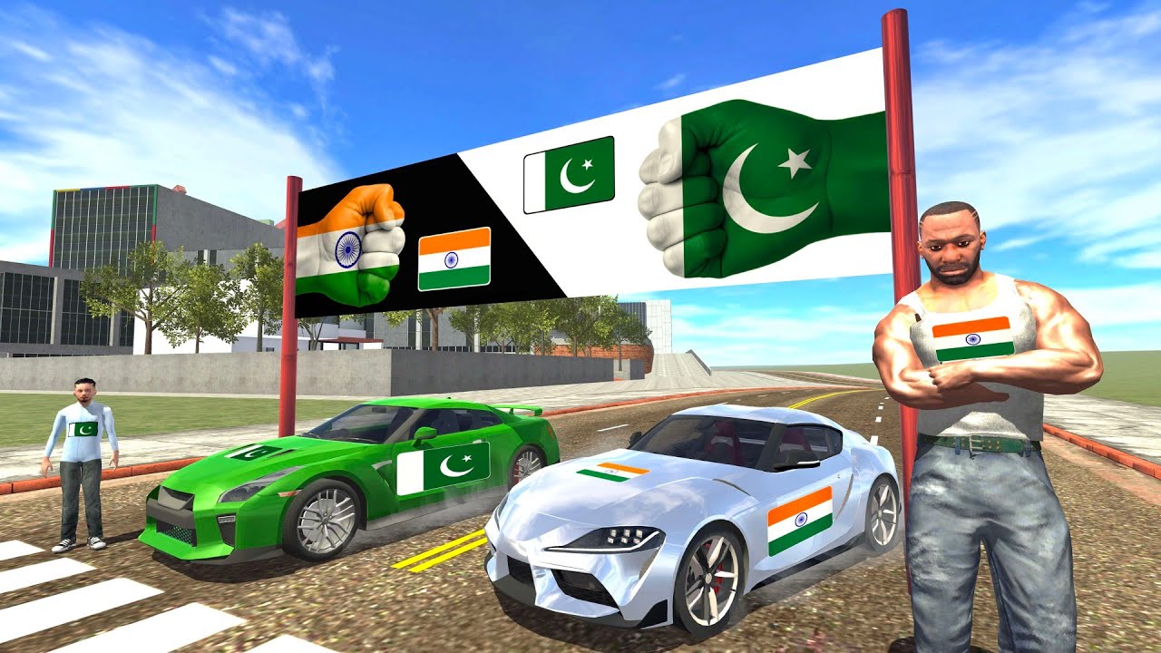 India vs Pakistan Race - INDIAN BIKES DRIVING 3D