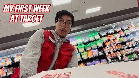 My First Week Working At Target!