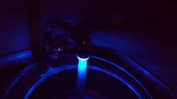RC - F01 Blue Water Stream LED Faucet Light for Bathroom Kitchen (1080 HD) - Gearbest.com