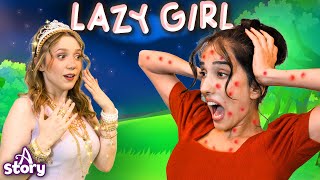 Lazy Girl | Cartoon Khani Urdu | A Story Urdu