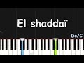 Gael Music - El Shaddaï | EASY PIANO TUTORIAL BY Extreme Midi