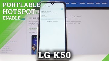 How to Share Network in LG K50 - Portable Hotspot