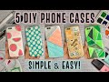 DIY PHONE CASES! Easy and classy designs #mustwatch