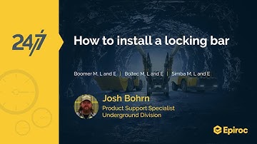 How to install a locking bar | Boomer, Boltec, and Simba series M, L and E models