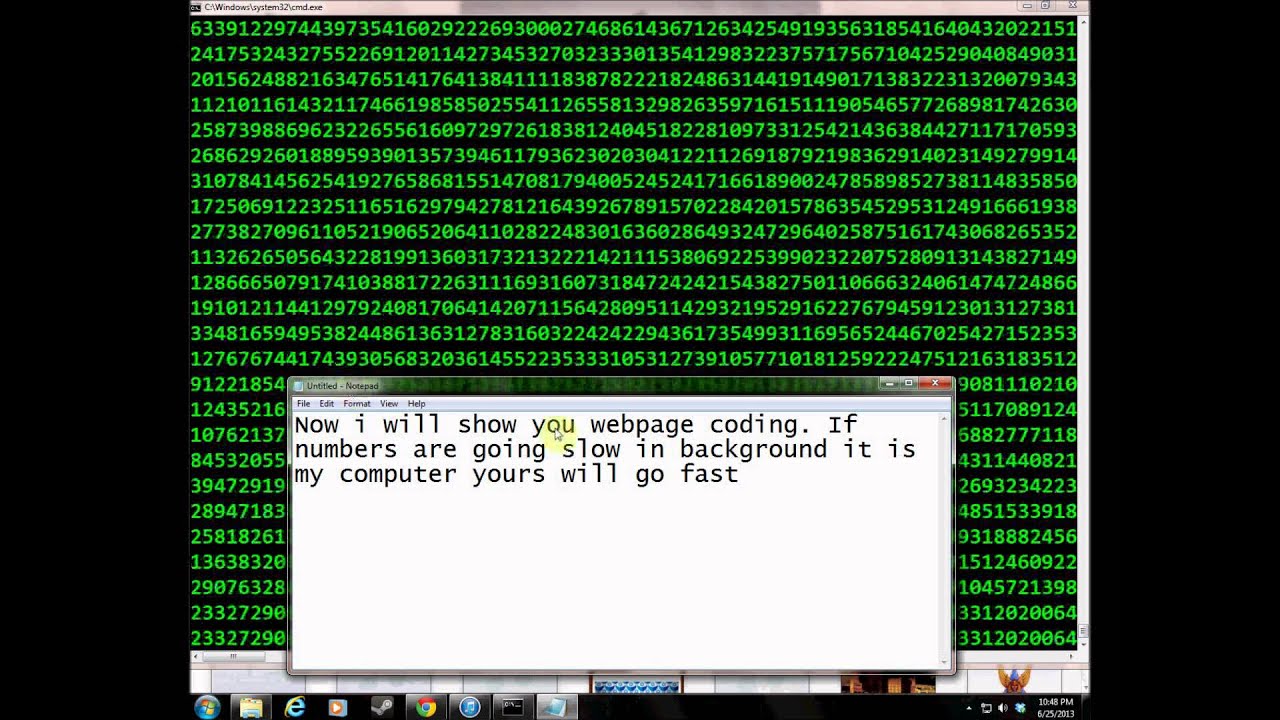 How To Make A Random Number Generator Using Notepad Youtube