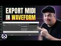 Save Your MIDI Clips As Midi Files In Waveform
