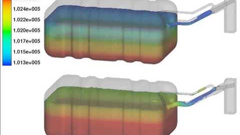 Fuel Tank Filling CFD Simulation using FLOW-3D: Early Shut-Off Scenario