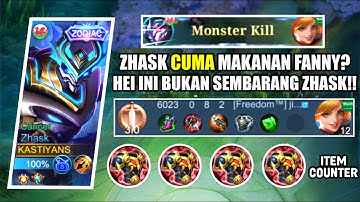 ZHASK HACK DAMAGE ASSASSIN HUNTER!! ZHASK NEW BUILD TERSAKIT 2022 TOP 1 GLOBAL | ZHASK MOBILE LEGEND