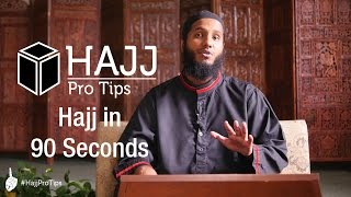 Hajj in 90 Seconds - #HajjProTips