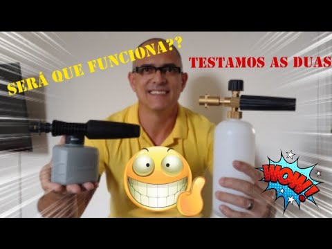Comparativo: SNOW FOAM profissional VS. Aplicador de shampoo karcher. 🤔