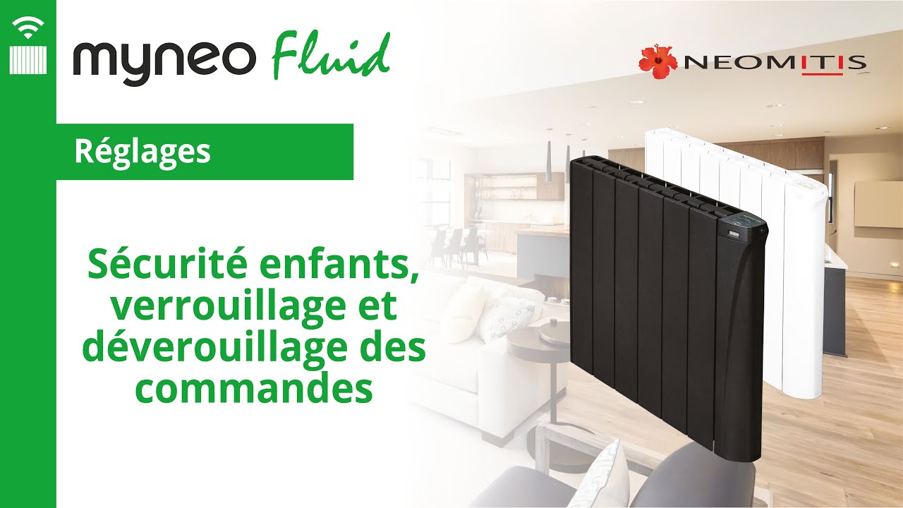 Radiateurs électriques blancs MYNEO FLUID