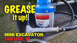Mini Excavator Grease - DIY #nodrypins #uhiume12 #greaseitup