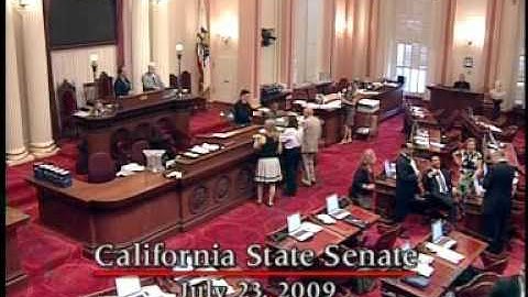 Senate Floor Session 1 of 4 7/23/2009