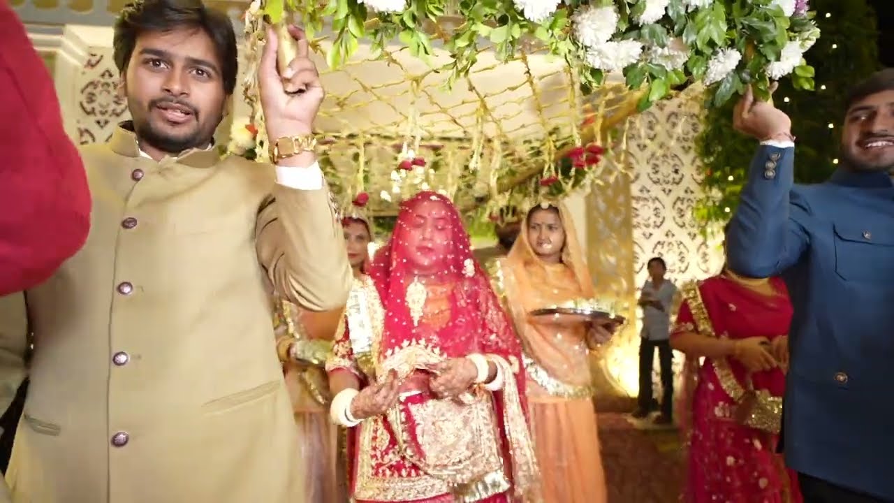 Jaishree Rajawat & Pushpendra Singh | Varmala Ceremony | 4K Video | pooran photos production