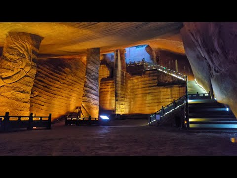 Longyou Caves, China! Two-Hour Close-Up Gimbal Walkthrough of All 5 Open Caves