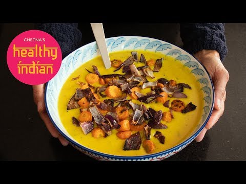 yogurt-curry-(kadhi-recipe)-with-roasted-veg-|food-with-chetna|