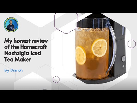 My honest review of the Homecraft Nostalgia Iced Tea Maker 