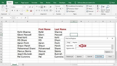 No Formula-Separate First Name & Last Name in MS Excel